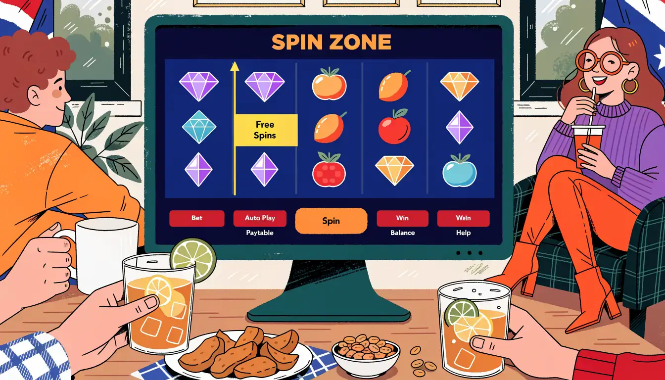 Close-up of an online slot highlighting free spins feature