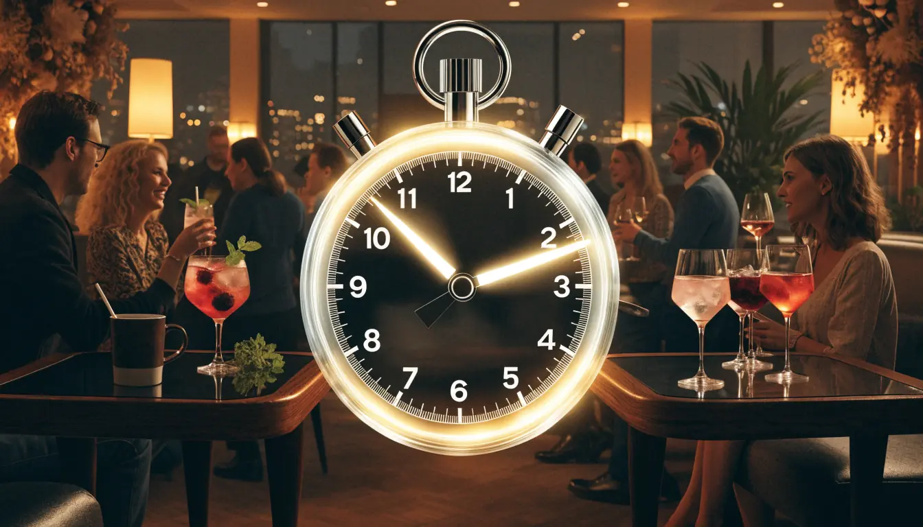 Stopwatch highlighting rapid PayID withdrawal speed in casino setting